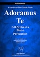 Adoramus Te Orchestra sheet music cover